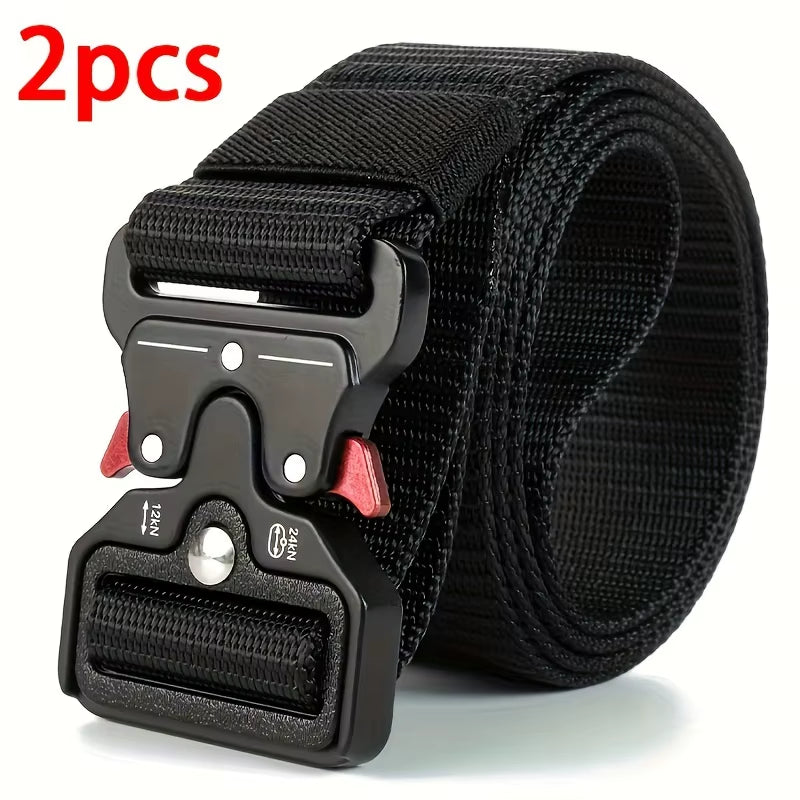 Men'S Belt Outdoor Multi Function Belt High Quality Canvas for Nylon Male Luxury Belts Women'S Sports Jeans Belt Neutral Belts