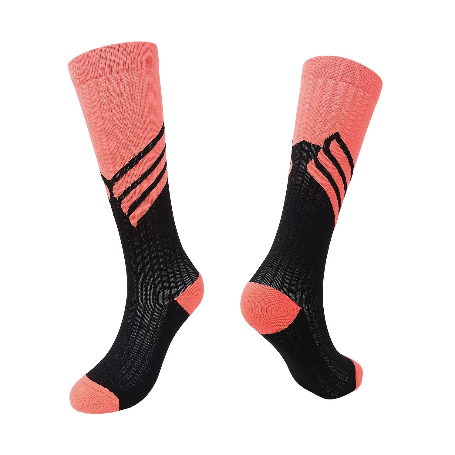 3 Pairs Breathable Mesh Athletic Terry Socks Cushioned Moisture-Managing and Durable Reduces Foot for Running Hiking & Sports